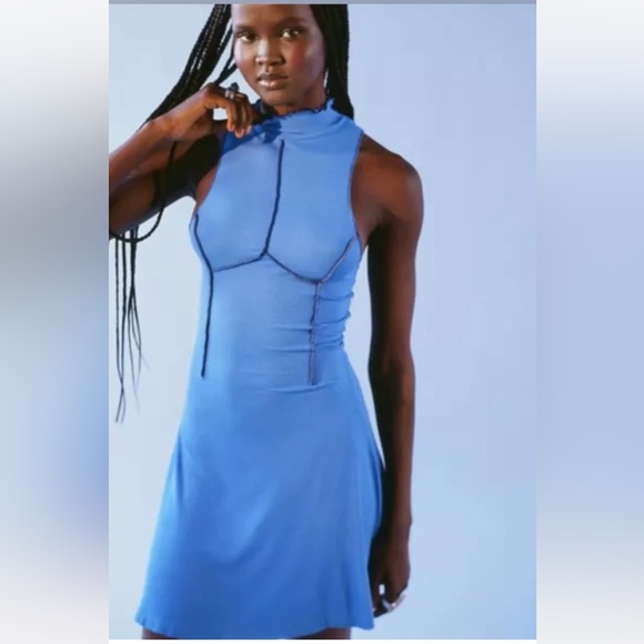 Urban Outfitters Dresses & Skirts - NWT UO Deja Seamed Mini blue L